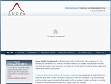 Tablet Screenshot of anovacapital.com